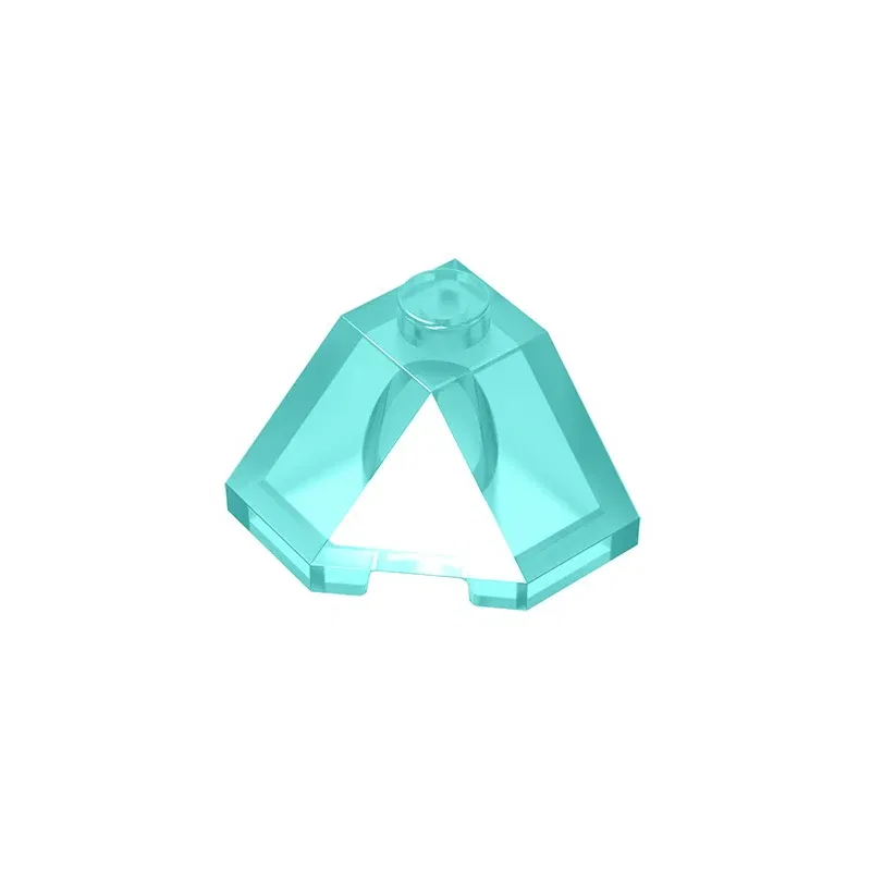 Color: Light Blue - Gobricks GDS-802 ROOF TILE 2X2X1 45 DEGR.-BOT.45DEGR. compatible with lego 13548 children's DIY Educational Building Blocks Tech