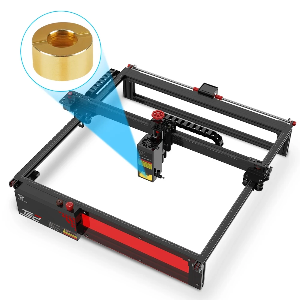 Color: black, Size: 2.2mm, Ships From: CHINA - Twotrees For TTS Pro TTS-55 TTS-10 TTS-20 TS2 Series Replacement Lens Laser Engraving Machine Lenses Laser Lens