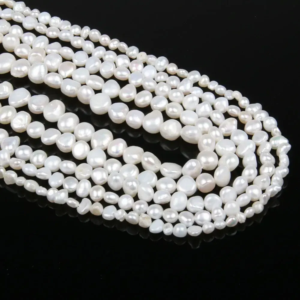 Color: Hot Pink, Item Diameter: 21mm - Natural Freshwater Pearl Baroque White pink Irregular Beads for Jewelry Making DIY Earrings Bracelet Necklace Accessories