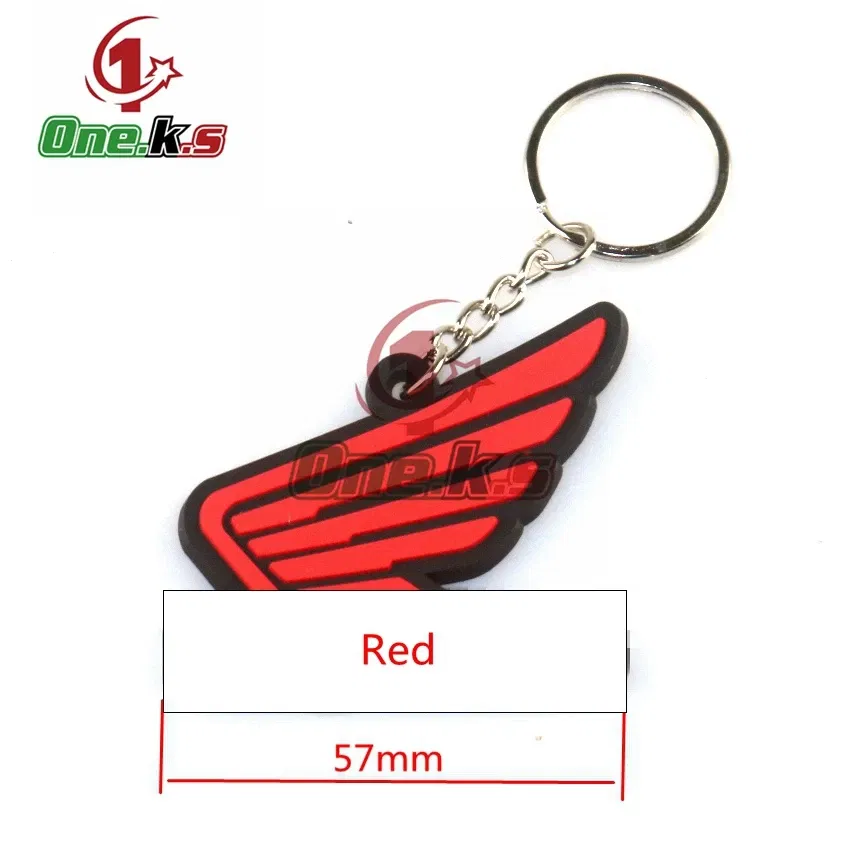 Color: Dark Grey - Rubber Motorcycle Key Ring Key Chain cool keychain 3D Soft For HONDA CB1000 CB650F CBR100RR CB650R
