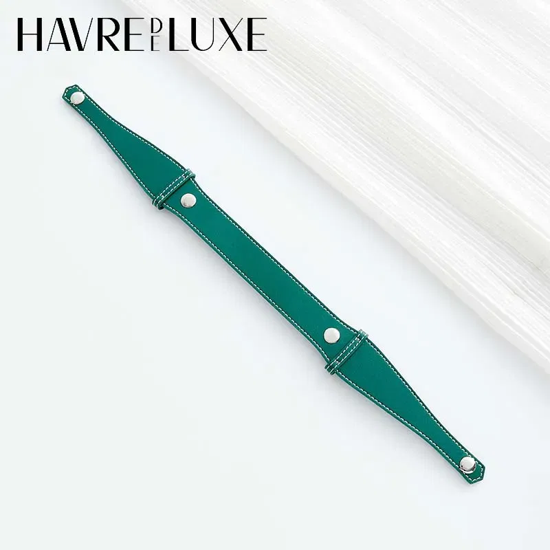 Color: Hot Pink - Bag extended shoulder strap for Goyard Bowling 25 toiletries bag handle shoulder replacement strap bag modification accessories