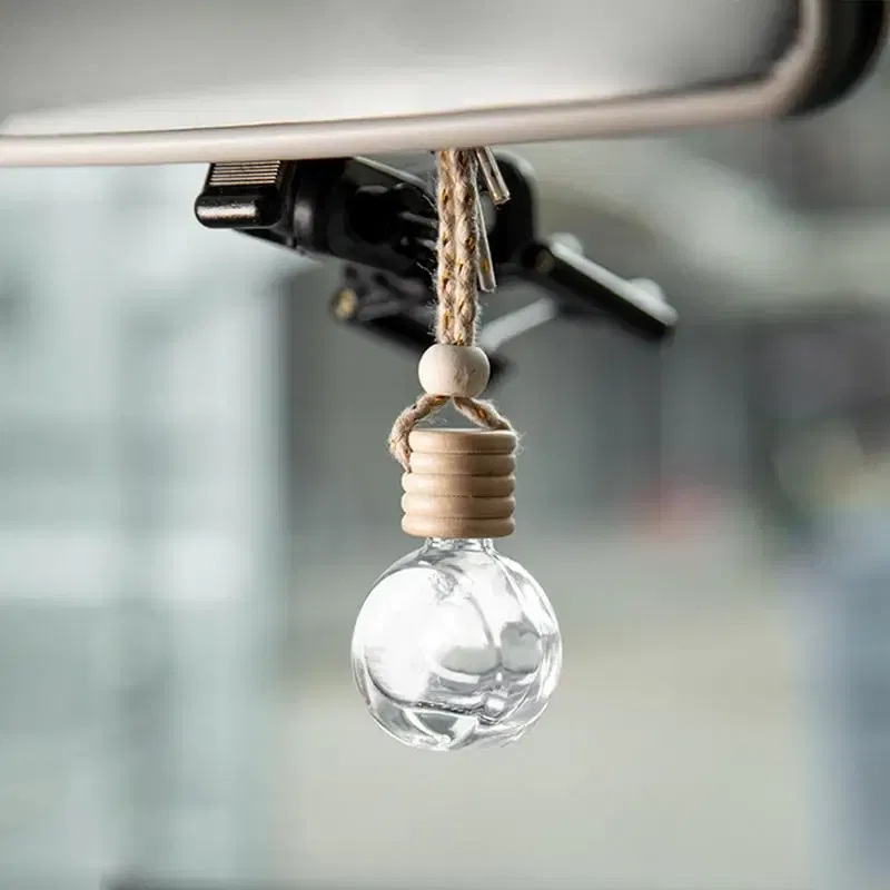 Color Name: Red, Ships From: CHINA - 10ml Car Air Freshener Bottle Car Hanging Perfume Pendant Fragrance Empty Glass Perfume Diffuser Aromatherapy Decoration Bottle