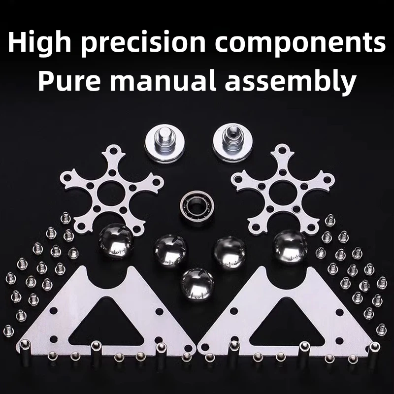Color: Gold - Fingertip Gyroscopic Wheel Creative Metal Ornaments Adult Decompression Venting Device Advanced Mechanical Desktop Pendant Toys