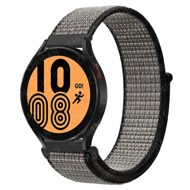 Band Color: Orange, Band Width: 22mm - 20mm/22mm nylon Band
