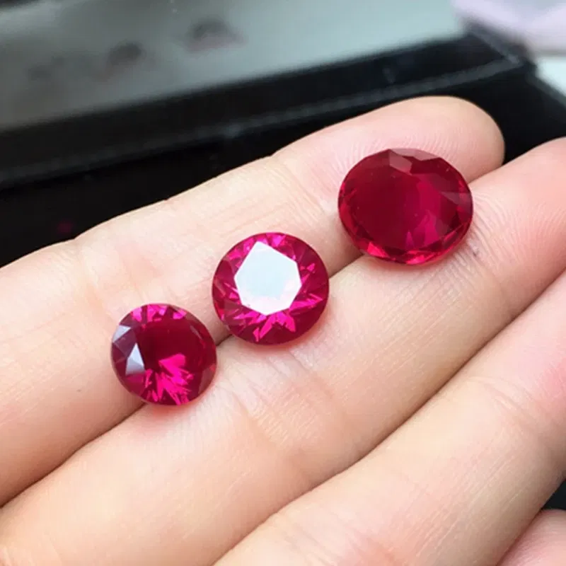 Color: RED COLOR, Item Diameter: 3mm - AAAA+ Large Red Ruby Round Cut VVS Gem 12.0mm 10.50ct Natural Mined Sri-Lanka Garnet Ruby