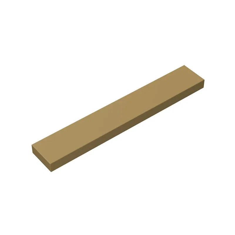 Color: WHITE - Gobricks GDS-564 Tile 1 x 6 compatible with lego 6636 pieces of children's toys Building Blocks Technical