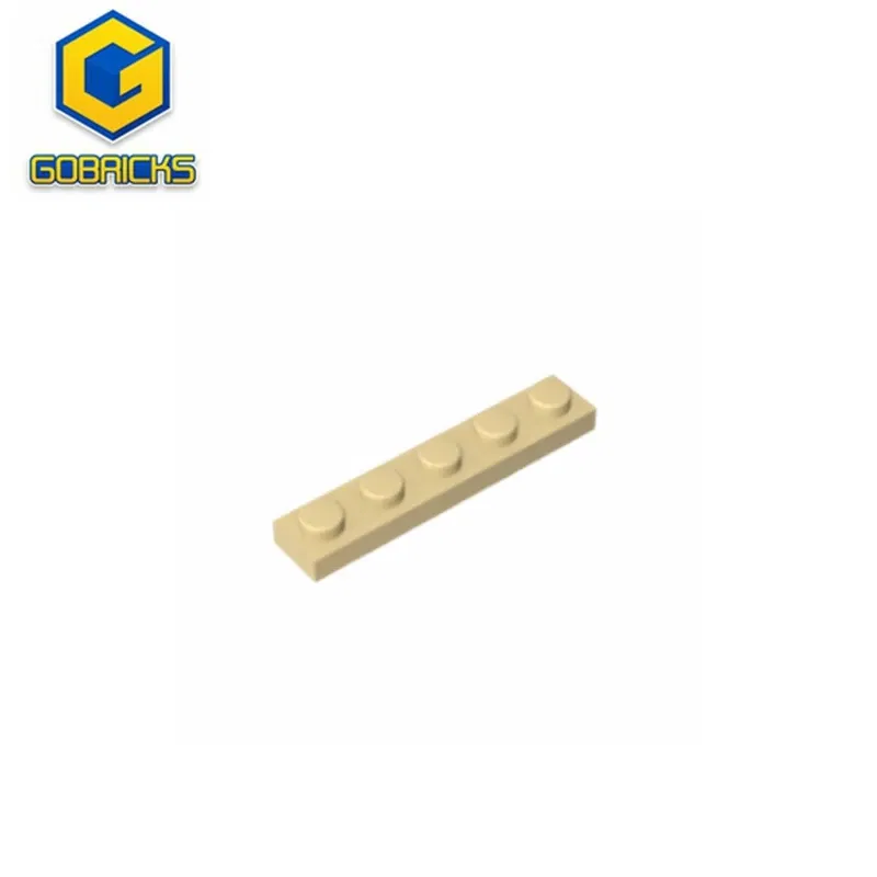 Color: black - Gobricks GDS-90026 Plate 1 x 5 compatible with lego 78329 Technical gifts Assembles Building Blocks Liftarm Modified