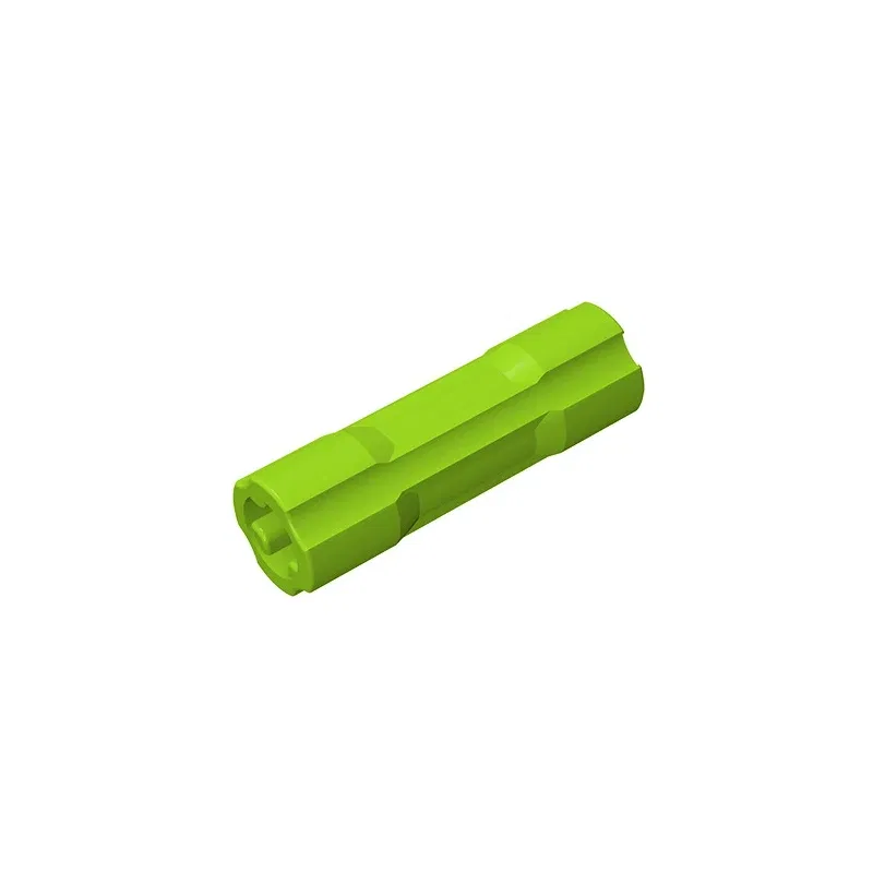 Color: Dark Khaki - Gobricks GDS-1145 Technical, Axle Connector 3L compatible with lego 26287 children's toys Assembles Building Blocks Technical