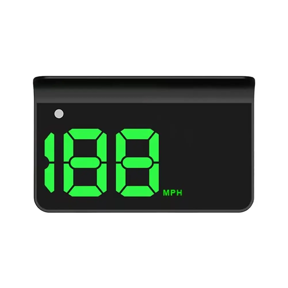 Color Name: green - USB Powered Car Mounted HUD Head Up Display GPS Speed Display KMH/MPH Extra Large Font HD Experience