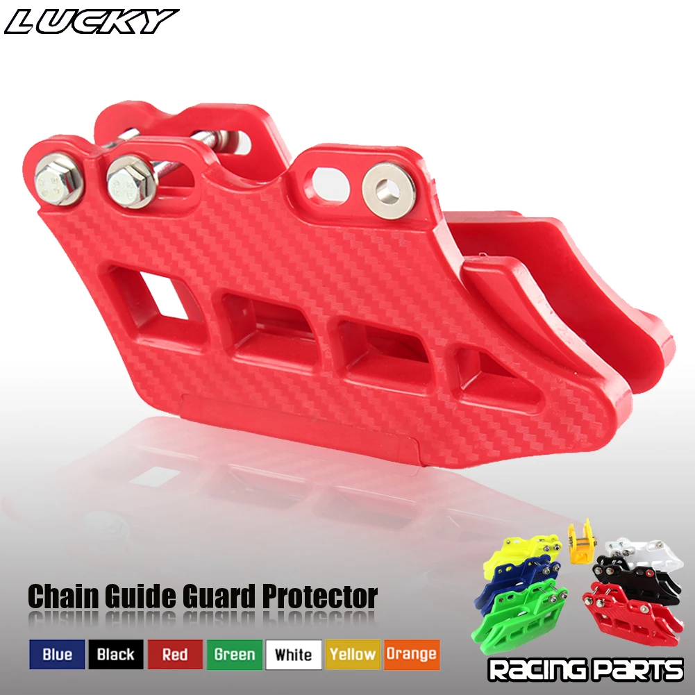 Color: Gold - Motorcycle New Chain Guide Guard Protector For Honda Kawasaki Yamaha CRF KDX KLX RM DRZ YZ 125-500 2005-2017 Dirt Bike