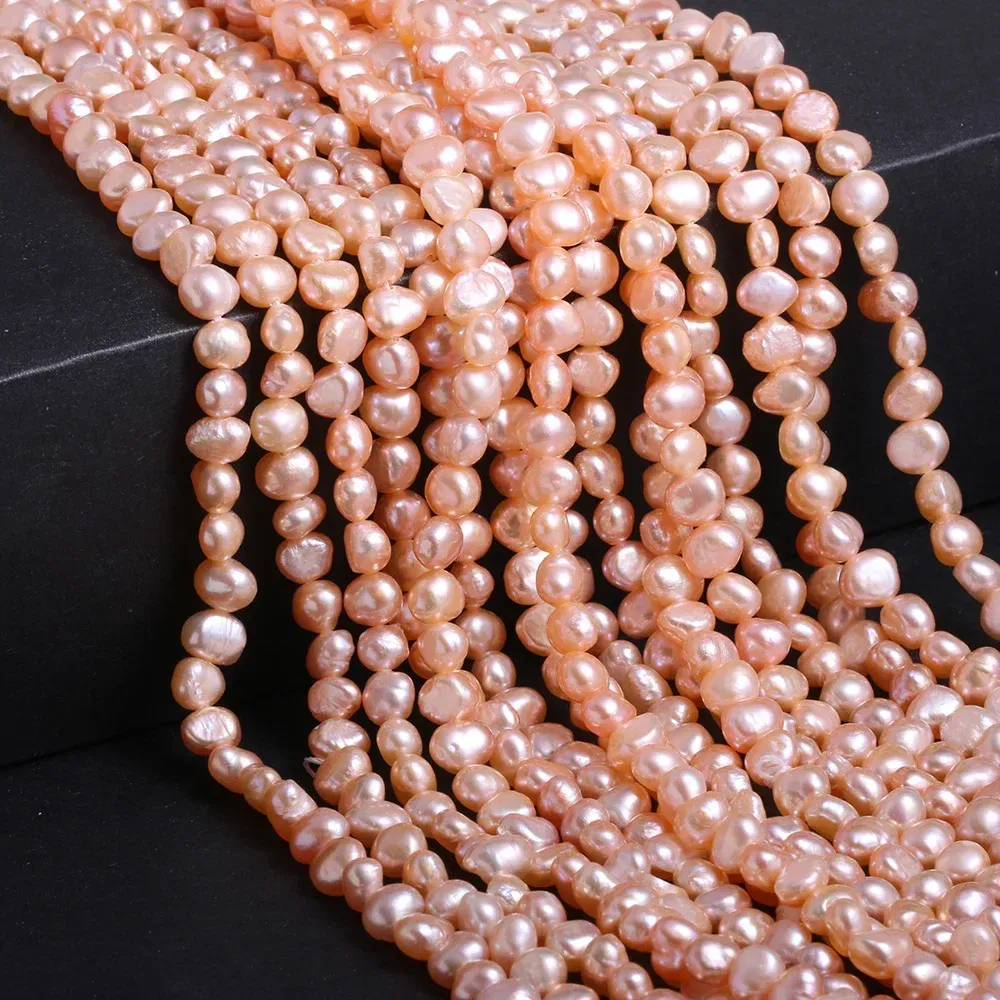 Color: Hot Pink, Item Diameter: 20mm - Natural Freshwater Pearl Baroque White pink Irregular Beads for Jewelry Making DIY Earrings Bracelet Necklace Accessories