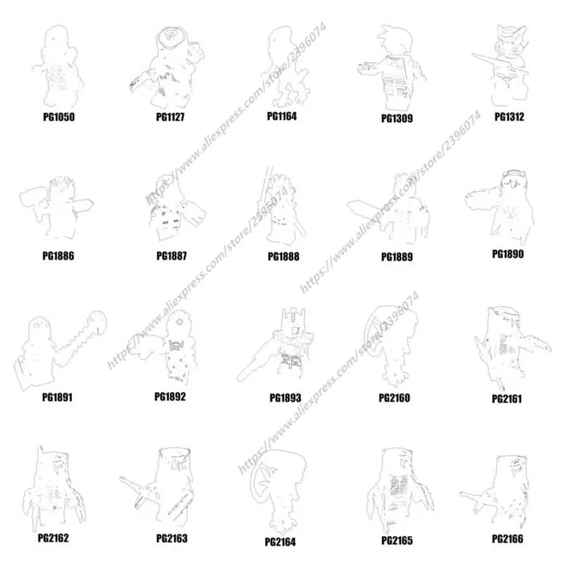 Color: Multicolor - Cartoon movie TV Anime models Action Figures Series-142 PG1050 PG1127 PG1164 PG1309 PG1312 PG1886 PG1887 PG1888 PG1889 PG1890