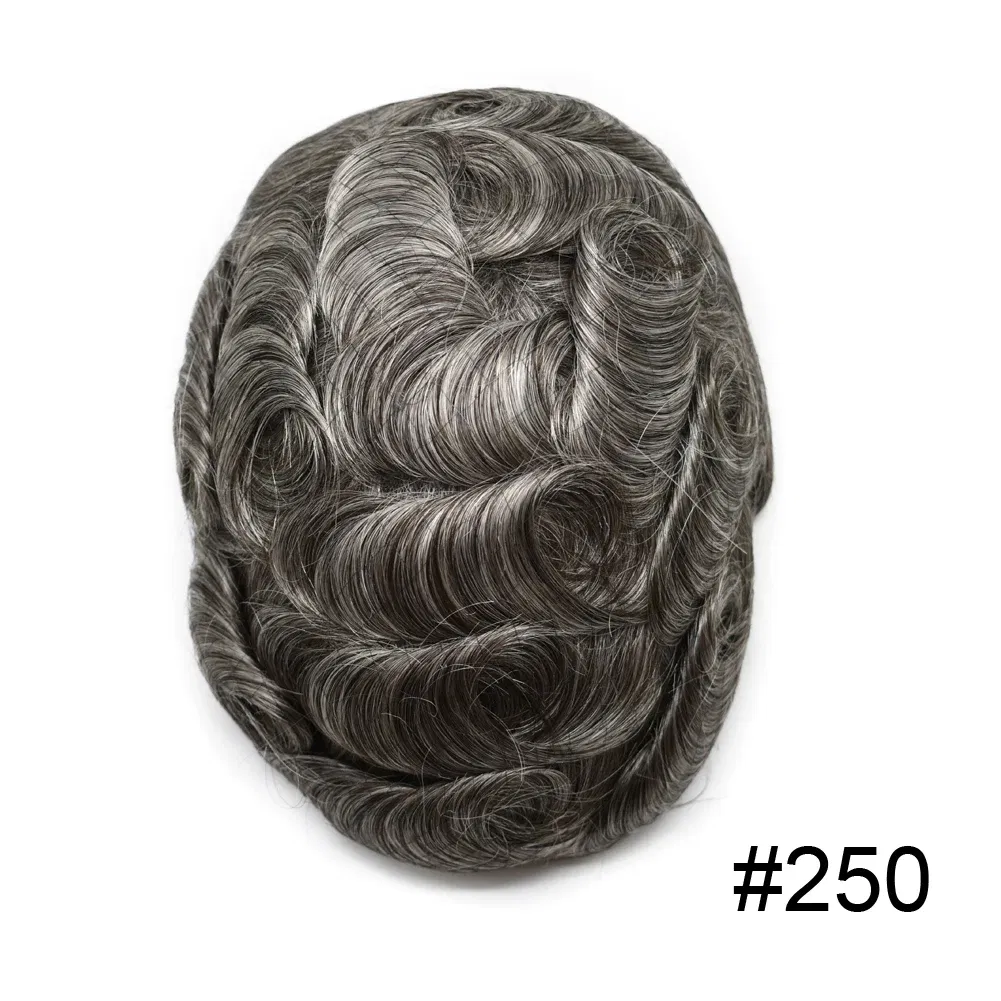 Toupee Color: 4R#, Toupee Density: 90%, Length: 6 inches, Ships From: CHINA, Toupee Size: 8x10 - Men Toupee Hair Systems Ultra Thin Skin 0.06MM V-LOOP Capillary Prosthesis Invisible Hairline Real Human HairPieces Hair Units