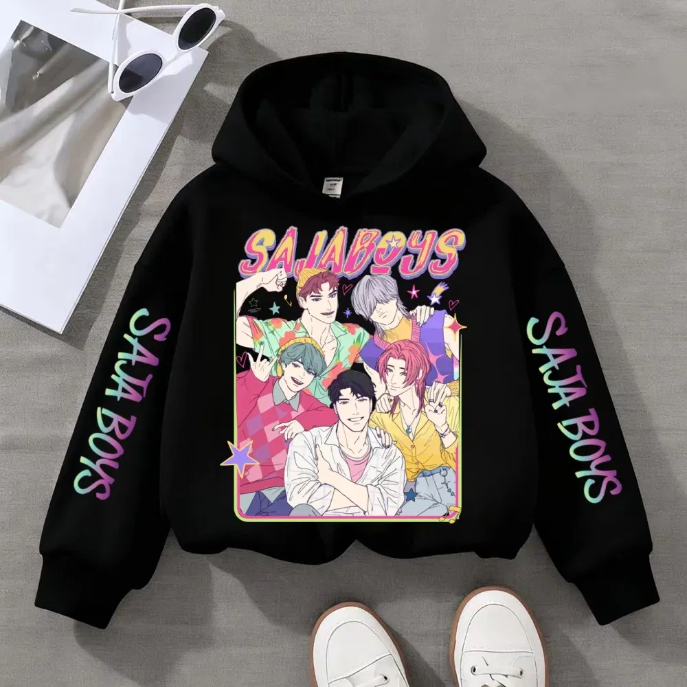 Color: Orange, Kid Size: 140 - Witch Hunter Group Zoey Cosplay Costume Girls Womens Halloween Party Costumes Demon Hunter Idol Girl Group Colours Casual Hoodie