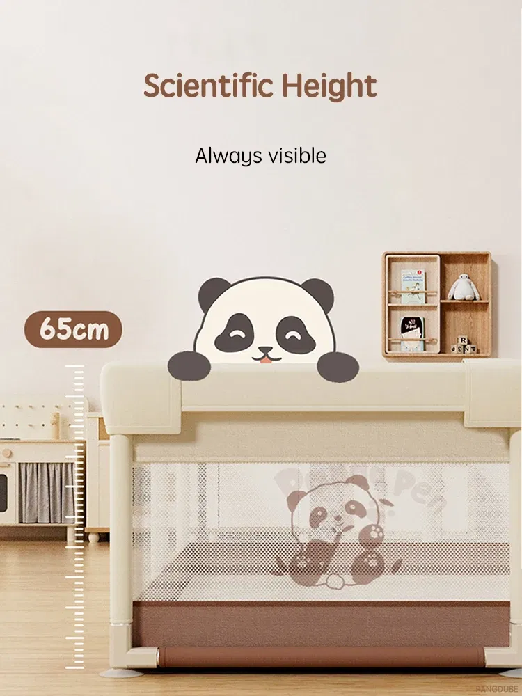 Color: WHITE, Ships From: CHINA - PANGDUBE Panda Baby Playpens Children's Playpen Optional 4 Sizes Playpen for Baby Activity Gym Kids Play Fence Playground
