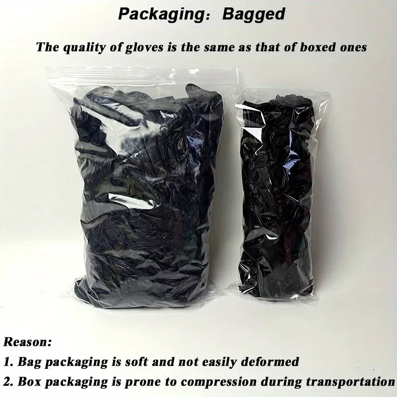 Color: black, Size: L - 20/50/100PCS Disposable Black Nitrile Gloves for Household Use Latex Free Powder Free Cleaning Gloves Tattoo  Hairdressing Tools