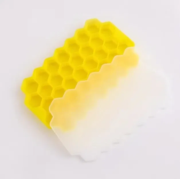 Color: Red, Size: XL - 4/2/1PCS Silicone Ice Cube Mold 148 Cube Large-capacity Ice Trays Food Grade Ice Maker BPA Free Reusable Ice Maker with Lids