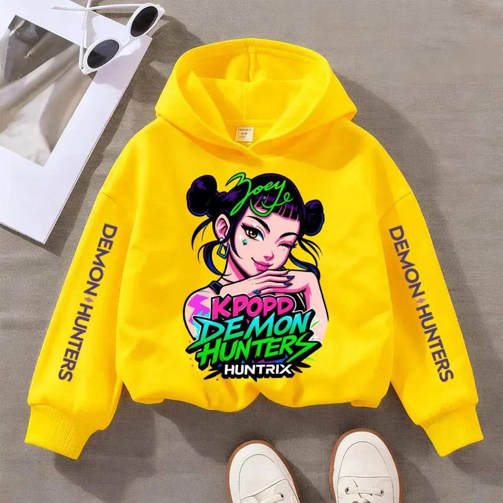 Color: MULTI, Kid Size: 122 - Kpop Witch Hunt Children's clothing, including men's and women's spring and autumn hoodies and fashionable sweatshirts