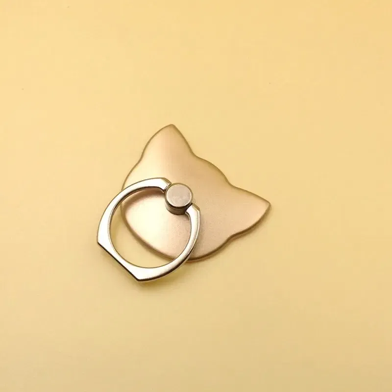 Color: WHITE, Ships From: CHINA - Cat Finger Ring Mobile Phone Holder 360 Degree Rotating Socket Round Smartphone Cell Car Mount Stand Support Accessories