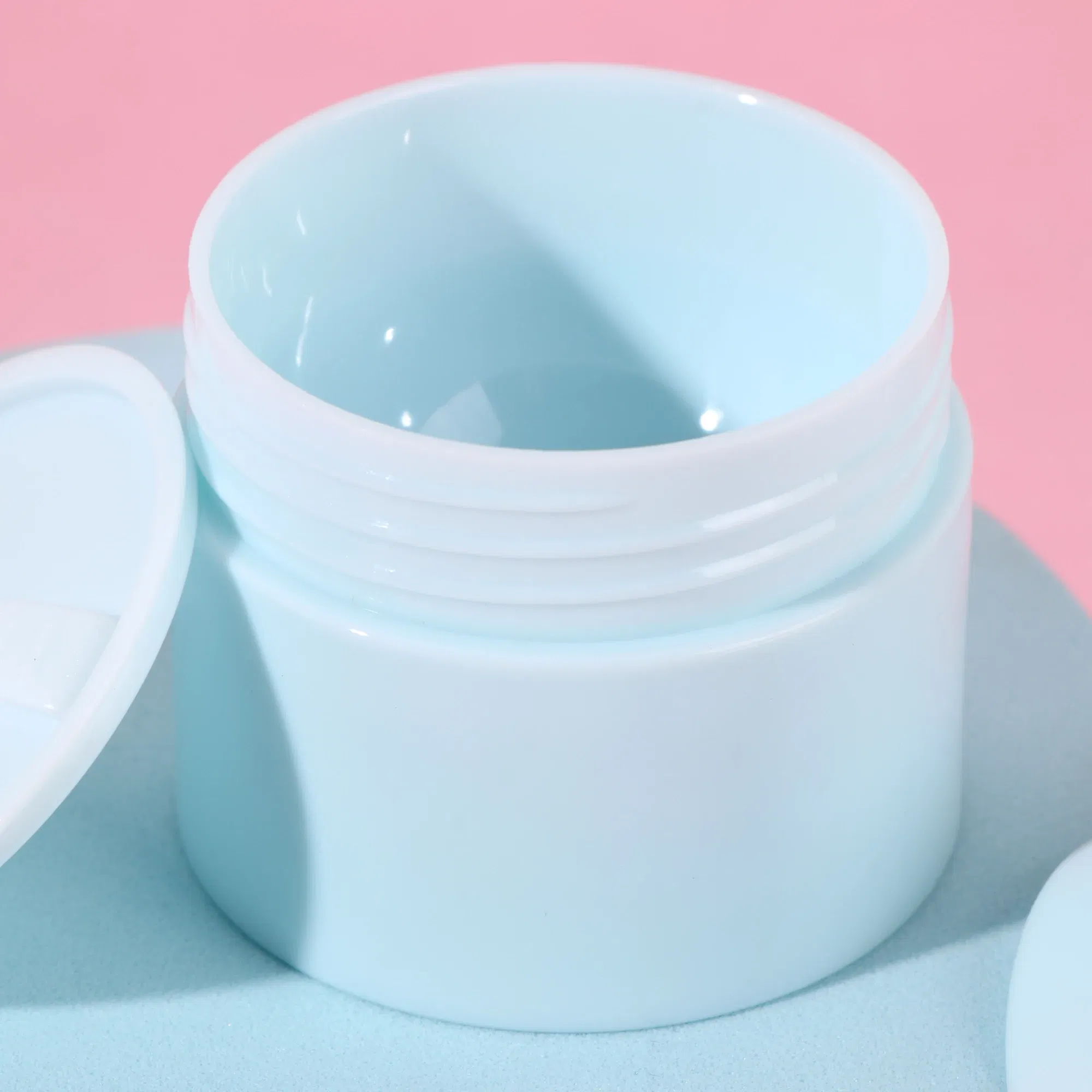 Color: light green, Specifications: 18ml, Ships From: CHINA - 5g /15g/20g/30g/50g Empty Tight Waist Container Empty Travel Pp Facial Cream Jar Cosmetic Plastic Box Cosmetic Refillable Bottle