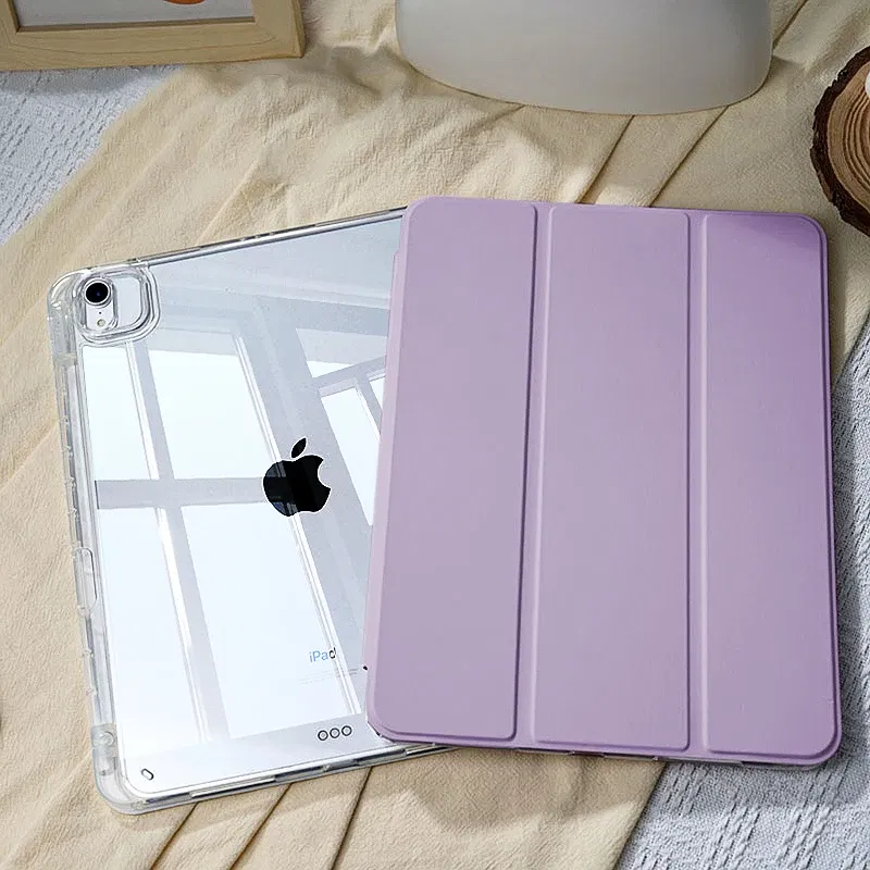 Color: PURPLE, Size: iPad pro 12.9 - For 2025 iPad Air 11 Case iPad 10th Generation 11th A16 9th Cover Gen iPad Pro11 4 5 10.9in 12.9 M2 M3 M4 Pencil Holder Case