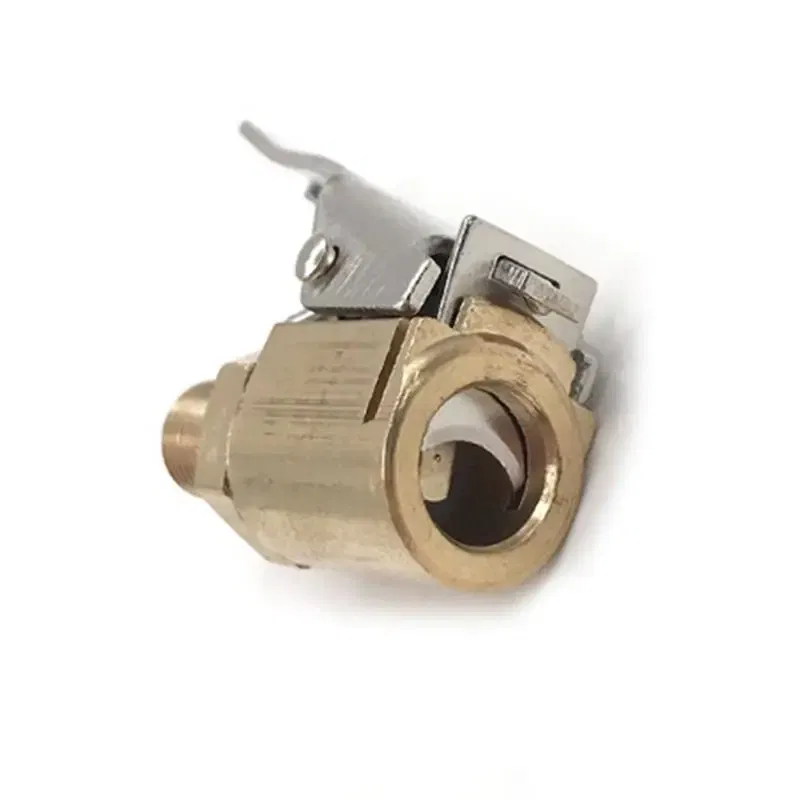 Accessories Hose Repair Vehicle Tire Air Chuck Heavy Duty Screw On Tire Air Chuck Tire Inflator Gauge Compressor Barb Connector