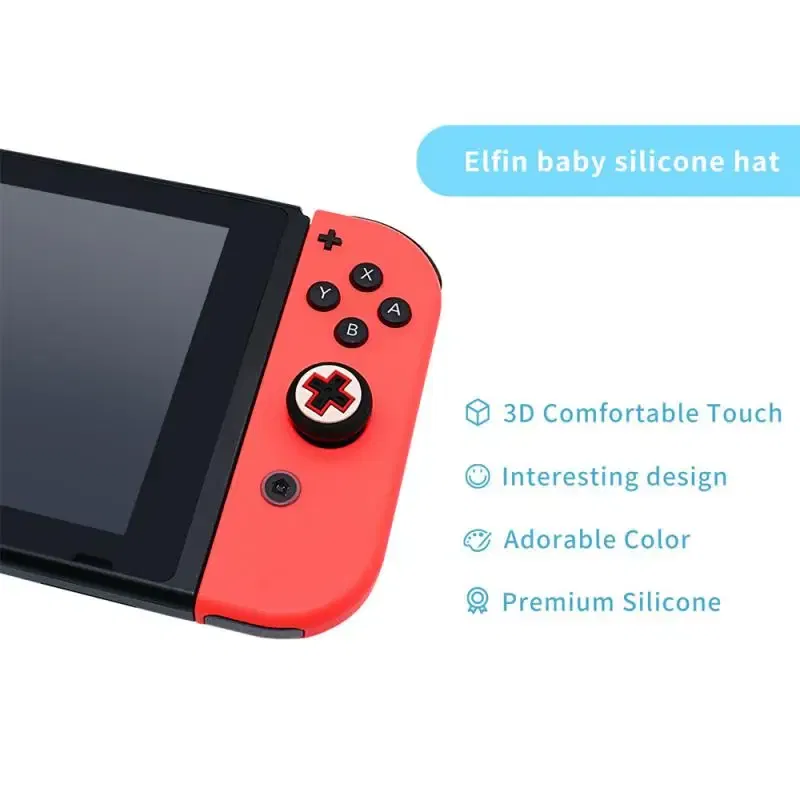 Color: Dark Blue, Ships From: CHINA - for Nintendo Switch Joycon Thumbstick Caps Silicone Rocker Case Joystick Cover Protective Cover Joy Con Grip Cap for Switch OLED