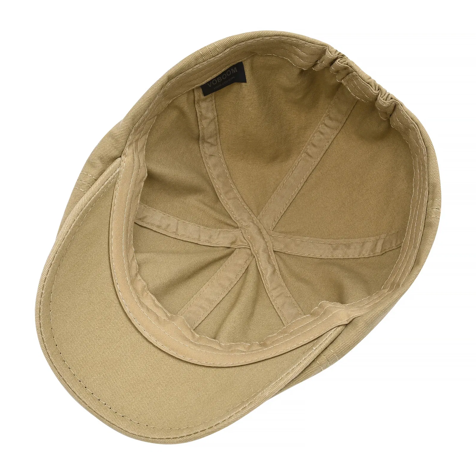 Color: SKY BLUE, Hat Size: One Size - VOBOOM 100% Man's Beret Cotton Gatsby Hat Ivy Cap Irish Hunting Newsboy Cap Flat Cap Cabbie Hats Driving Golf Caps