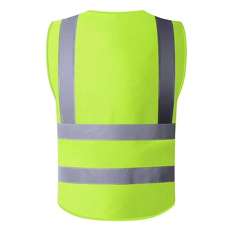 Color: Orange, Size: XXXL - SFVEST MENS WOMEN HI VIS VIZ EXECUTIVE VEST WAISTCOAT TWO INCHES WIDTH REFLECTIVE SAFETY LARGE POCKETS FREE DELIVERY