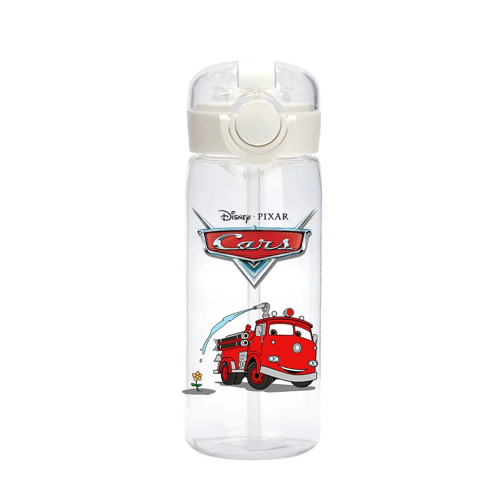 Color: GRAY - 400ml Disney Cars Animation Movie Children Cartoon Portable Outdoor Camping Sports Fitness Water Cup Lightning McQueen Sally