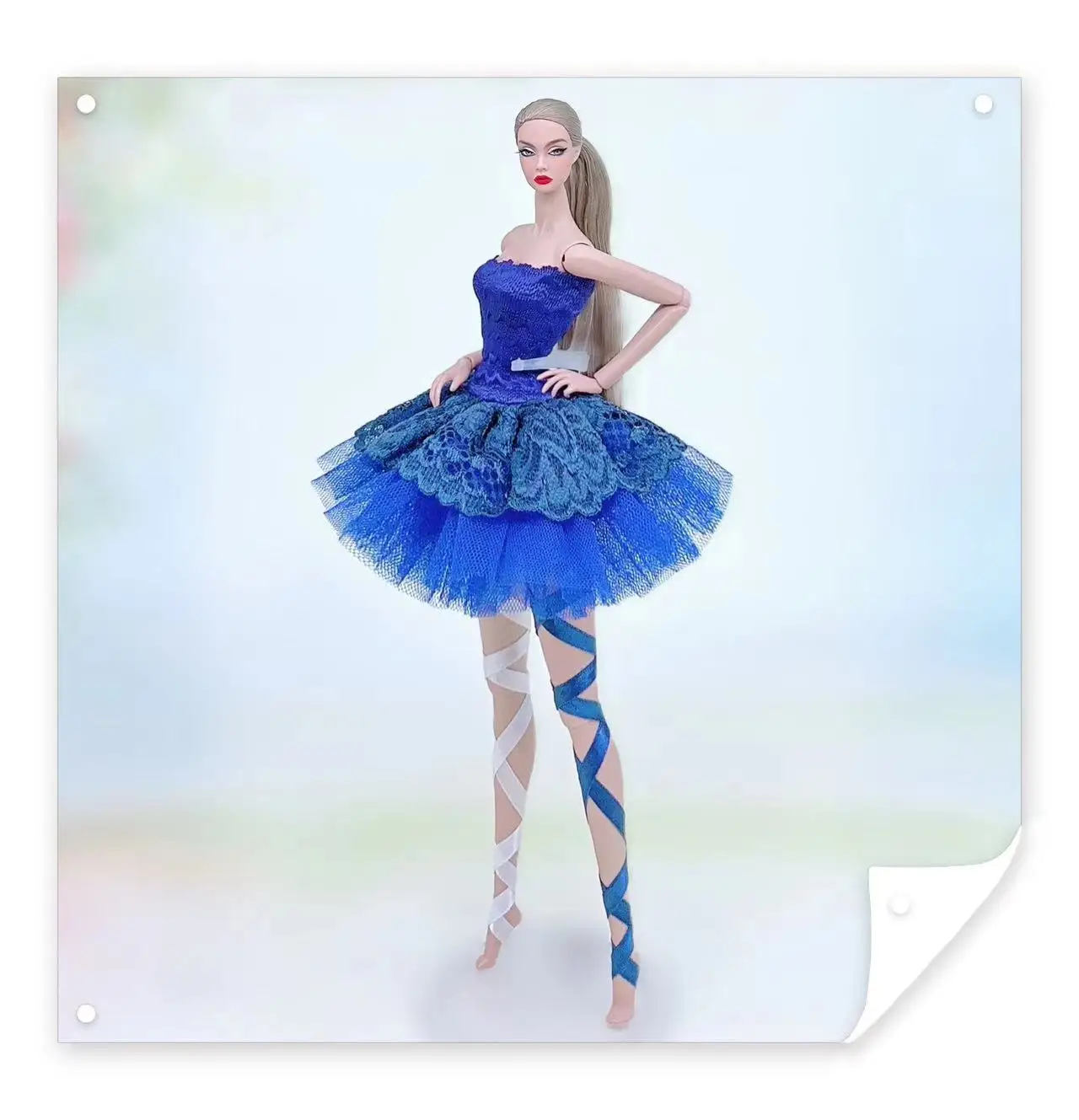 Color: PURPLE - for clothes for barbie ballerina