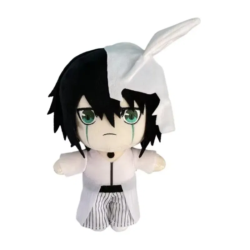 Color: WHITE - Anime BLEACH Plush Toy Kuchiki Byakuya Kurosaki ichigo Aizen Sousuke Zaraki Rukia Ichimaru Gin Stuffed Doll Soft Figure Fan Gift