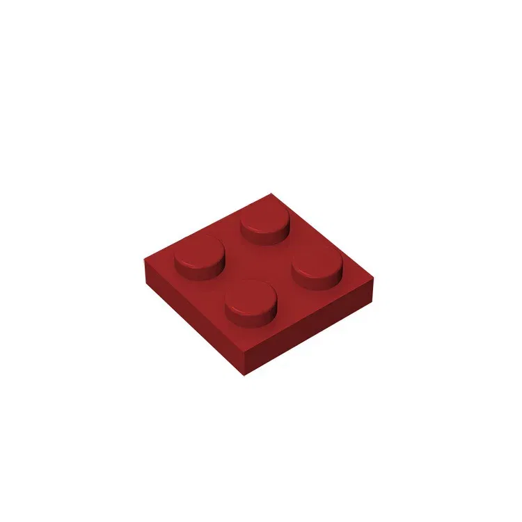 Color: Magenta - 20Pcs MOC Parts 3022 94148 Plate 2 x 2 Compatible Bricks DIY Assmble Building Blocks Particle Kid Puzzle Brain Toy Birthday Gif