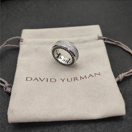 Gem Color: Red, Ring Size: 6 - Get Your Sparkle On With 2024'S Latest Fashion Accessory - S925 Silver Dy Ring With Jewel Accents!
