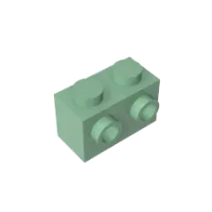 Color: Gold - MOC PARTS DIY GDS-634 BRICK 1X2 W. 2 KNOBS compatible with lego 11211 children's toys Assembles Building Blocks Technical
