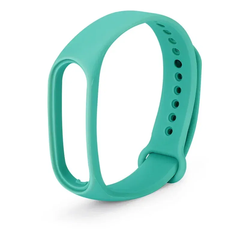 Band Color: Blue Light Blue, Band Width: 22mm, Ships From: CHINA - Silicone Watch Strap For Xiaomi Mi Band 7 6 5 4 3 Wristband Bracelet Wrist Straps MiBand 3/4 band5 band6 Smartwatch Accessories