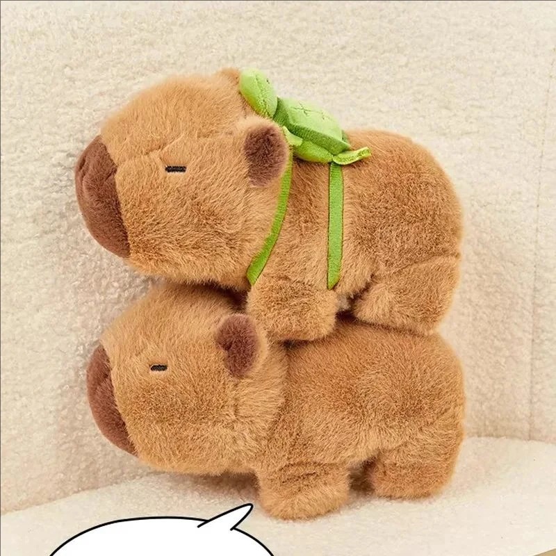 Color: Chocolate Color - 5PCS Cute Plush Doll Water Dolphin Doll Wrist Snap Ring Toys Plush Toys Capybara Toys Hand Ring Fun Pop Circles Kids Holiday Gi