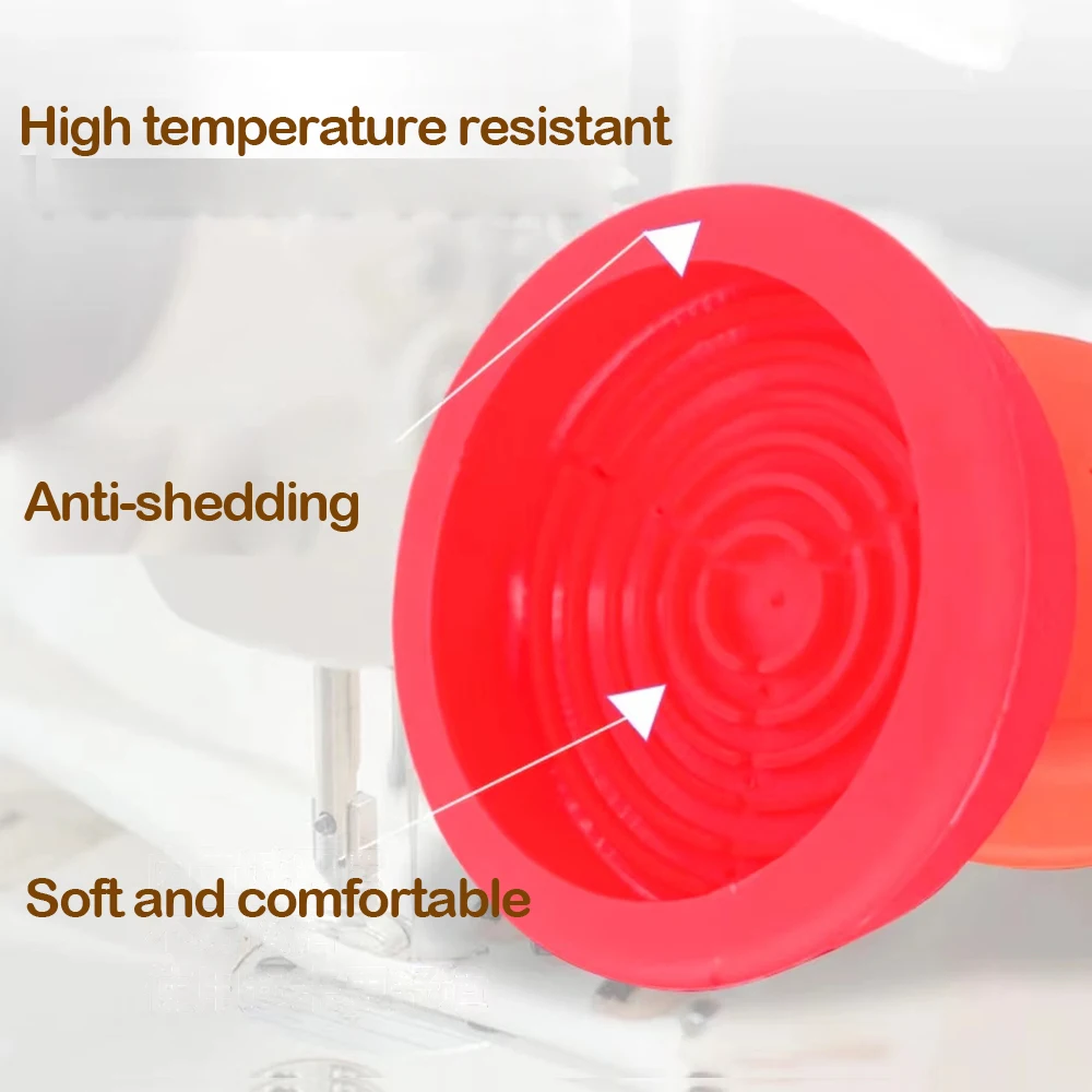 Color: PURPLE - Computer Lockstitch Machine Parts Knee Pad Plate ASM Silicone Knee Brace Cover Knee Pad Plate Cover Sewing Tool Assistant