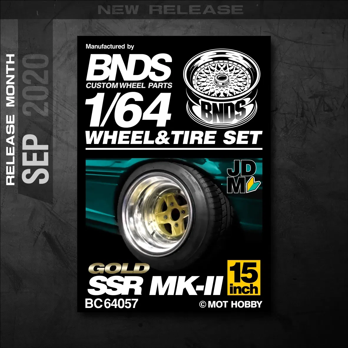Color: Light Grey - 1/64 Alloy Wheels With Rubber Tires By BNDS Assembly Rims Modified Parts for Model Car Refitted VIP Style No.64053-64088