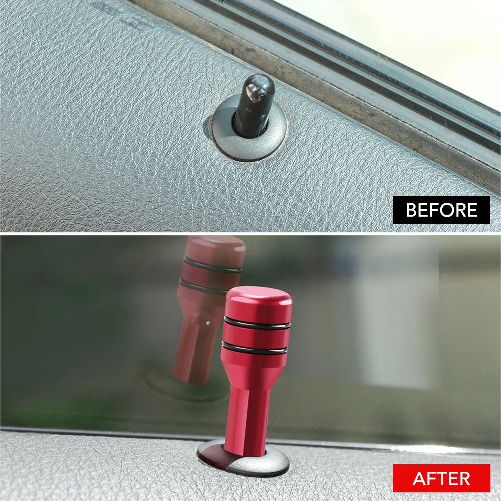 Color: Gold - Car Alloy Door Lock Pins Lock Pin Screw Knob For BMW E46 E39 E90 E60 E36 F30 F10 E34 X5 E53 E30 F20 E92 E87 M3 M4 M5 Accessories