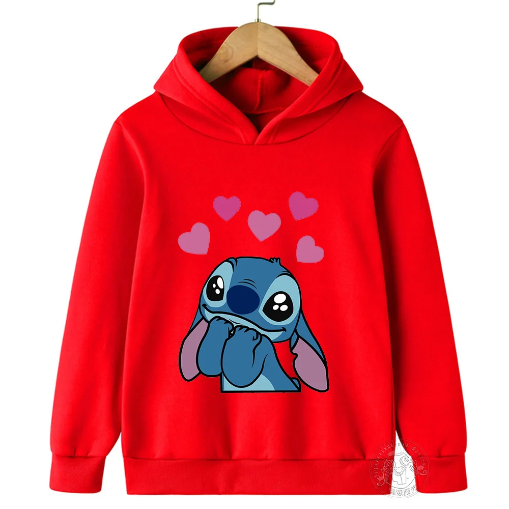 Color: GRAY, Kid Size: 3T - Autumn and winter cute cartoon hoodie trend fashion children boys and girls eye-catching wear multi-size optional new products