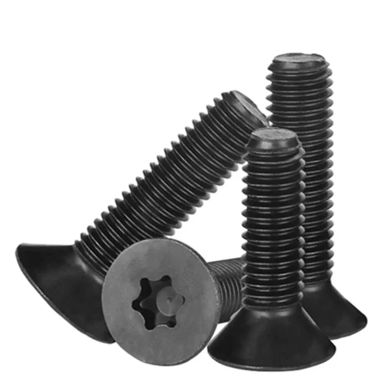 Size: M4.2, Length: 14mm - 10pcs/lot Flat Countersunk Screw Six Lobe Bolt Machine screw M2 M2.5 M3 M4 M5 M6 M8 M10 Black 304 Stainless Steel Torx Head