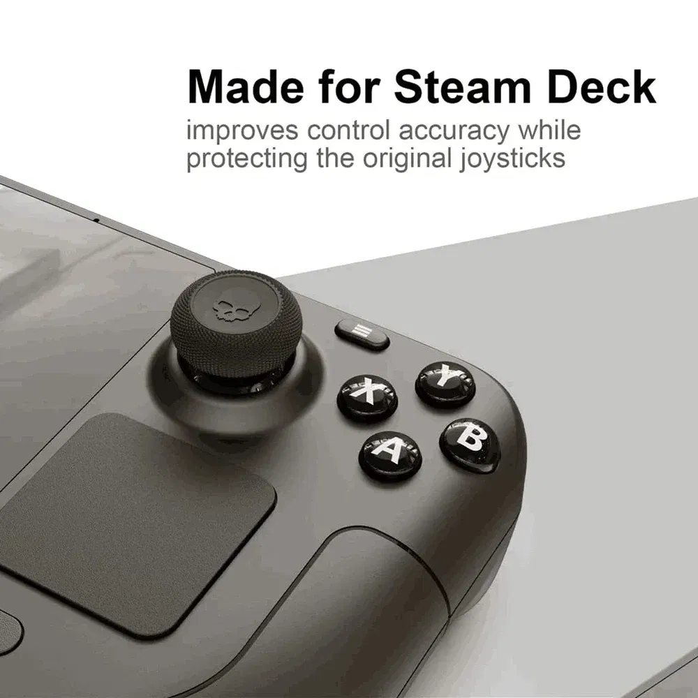 Color: Light purple - 6Pcs Thumb Grip Joystick Cap for Steam Deck OLED ROG Ally X Silicone Non-Slip Thumbstick Cover Caps Game Accessories