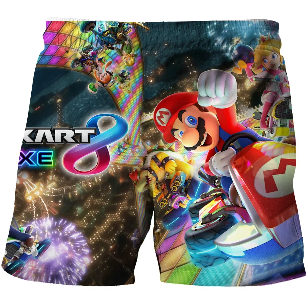 Color: Brown, Kid Size: 6 - Super Marios Children's Swimming Pants Boys' Swimming Pants Children's Swimming Pants Beach Shorts Boys' Swimming Suits Children