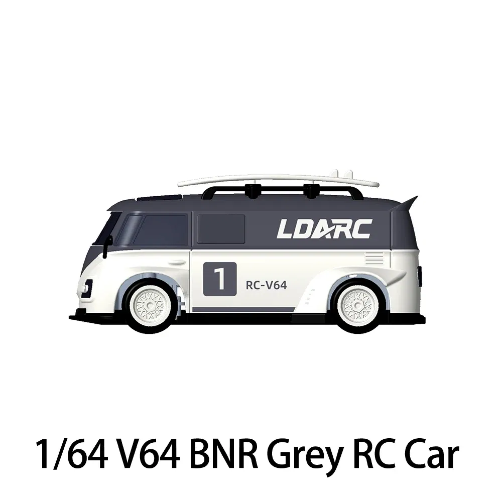 Color: Blue - LDARC V64 1/64 MINI RC Simulated Electric Remote Control Model Car Tabletop Bus Vehicle RTR 2.4GHz Adults Children's Toys