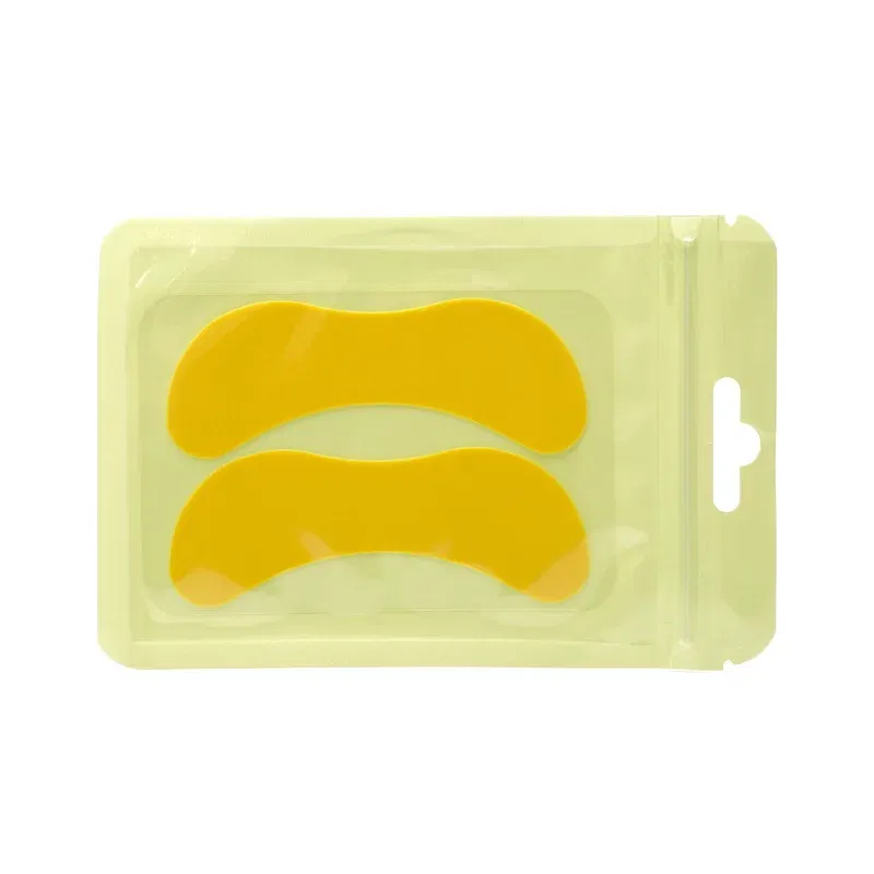 Color: Gold, Ships From: CHINA - 2Pcs Hot Eyelash Patches Competitor Eyelash Pads Multi-Color Eyelash Patches Silicone Eye Patches Universal Grafted Eyelash Pads