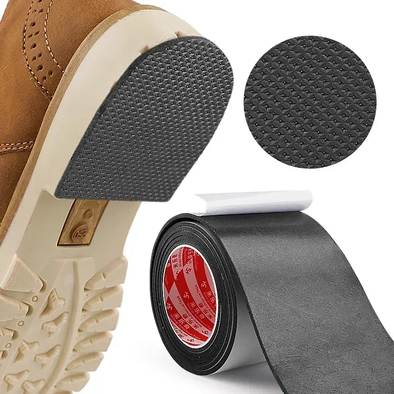 Color: black - Anti-slip anti-friction Shoes Sole Patches for repairing holes and protecting soles Suitable for high heels and sports shoes