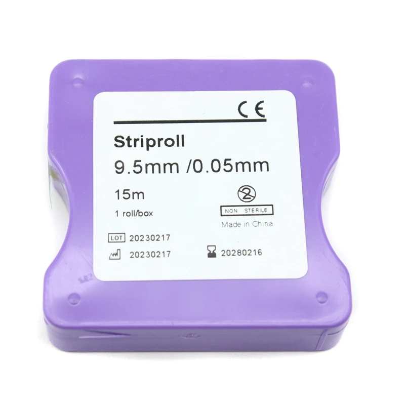 Color: PURPLE - 1 Roll Dental Matrix Bands Stainless Steel/Resin Film Restoration Light Cured Strip Roll Matrix Strips Dentist Material Steel