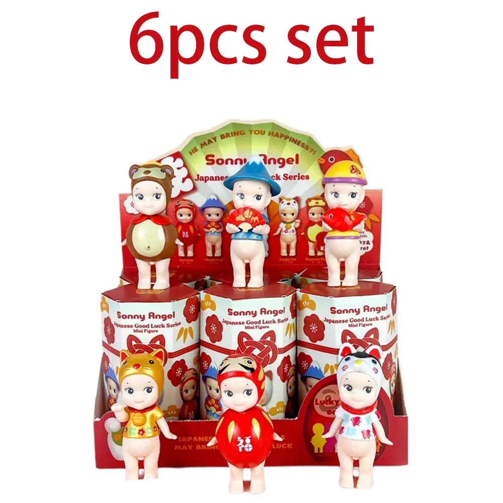 Color: WHITE - Angel Good Luck Standing posture Sunny Angel Doll Blind Box Hot Selling Trendy Play Handmade Car Cake Ornament