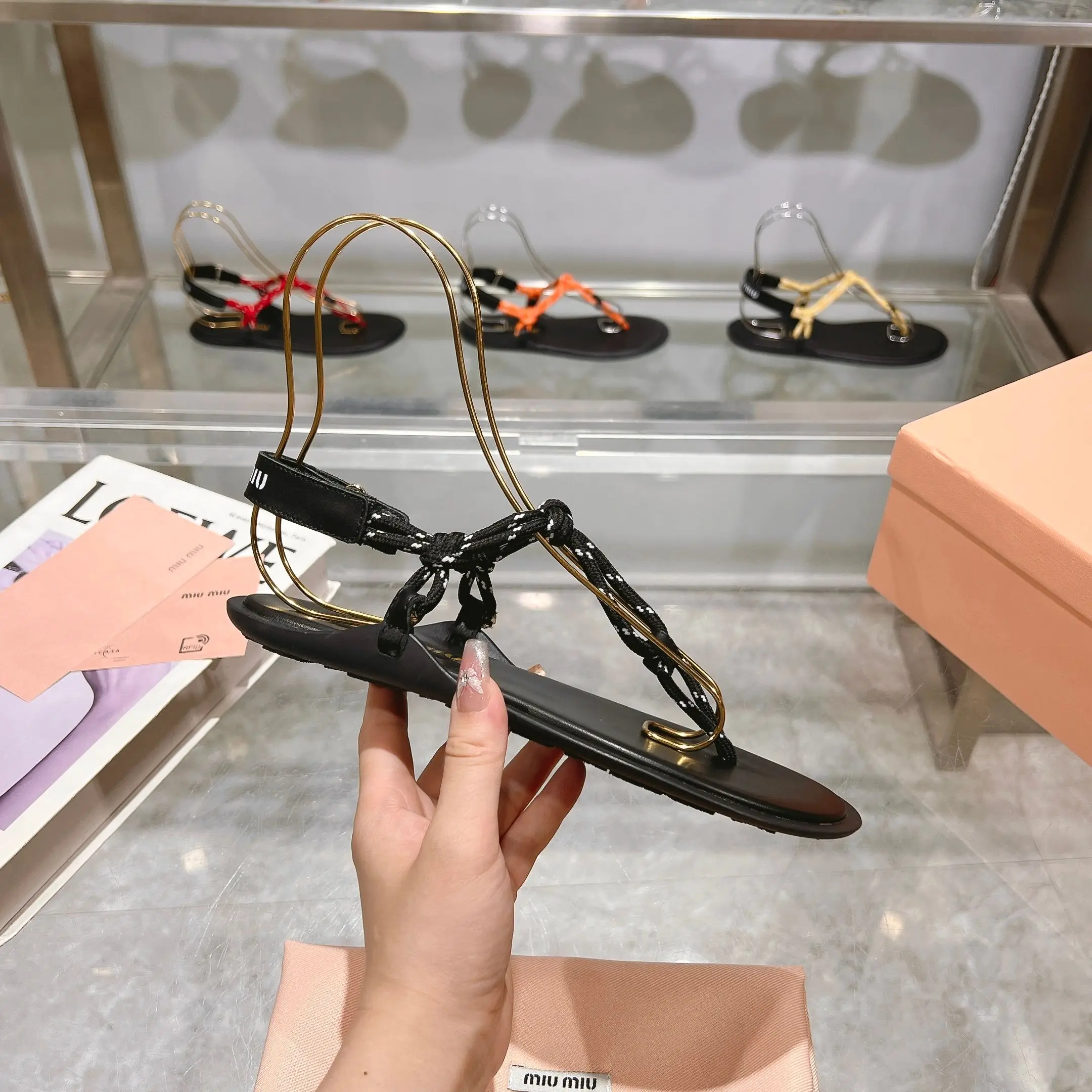 Color: black, Shoe Size: 40 - 25 New Summer Products, Super Cost-effective, Summer Sandals and Flip-flops Are Versatile and Trendy, MIU Series Flip-flops